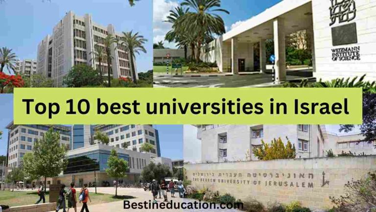 Top 10 best universities in Israel