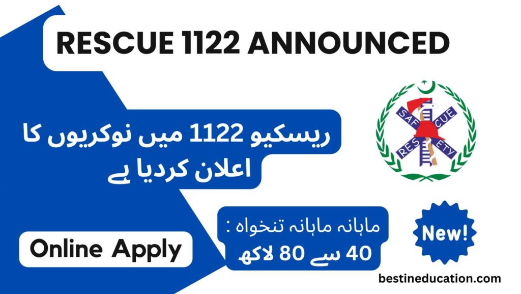 Rescue 1122 Announced Latest Vacancies in July 2023