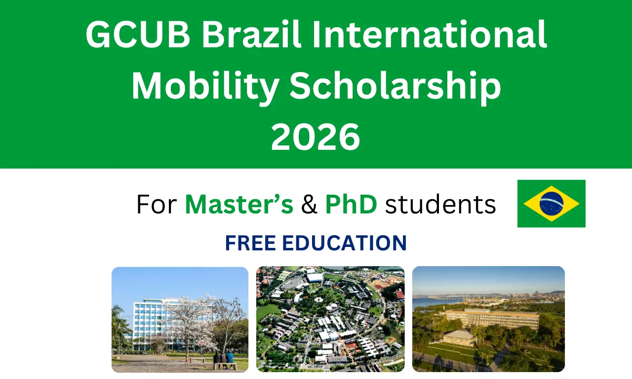 GCUB Brazil International Mobility Scholarship 2026