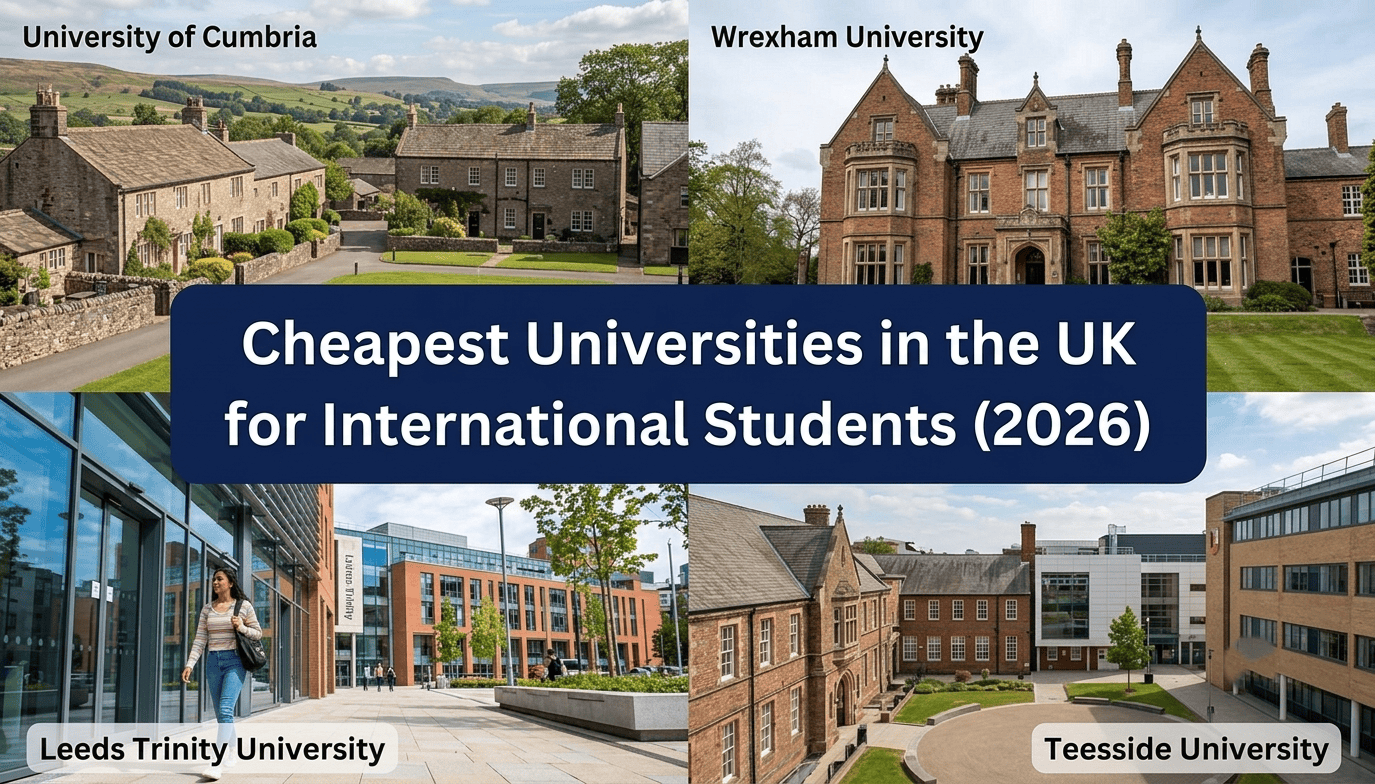 Cheapest Universities in the UK for International Students