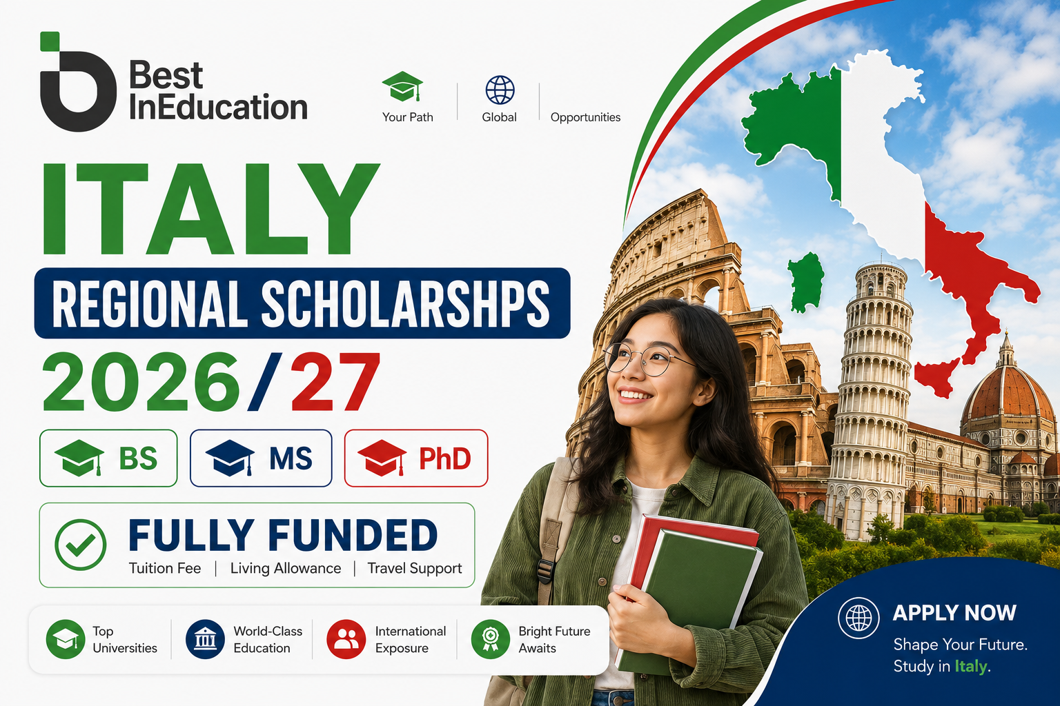 Italy Regional Scholarships
